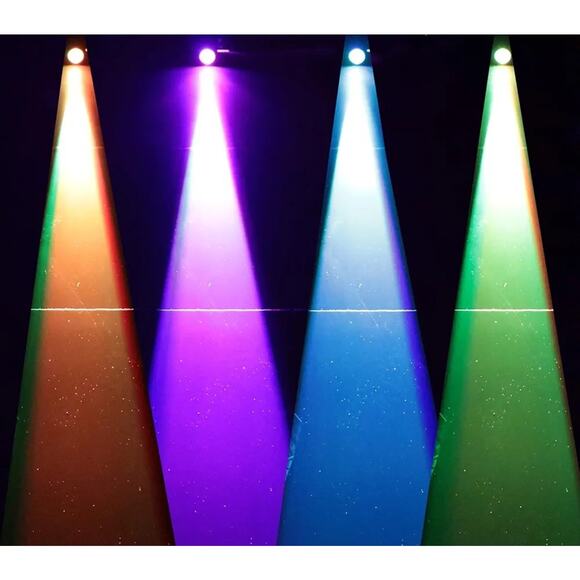 Pinspot Spot Light with Remote Mini 15W RGBW LED Spotlight Spotlight Lights... - Picture 4 of 7